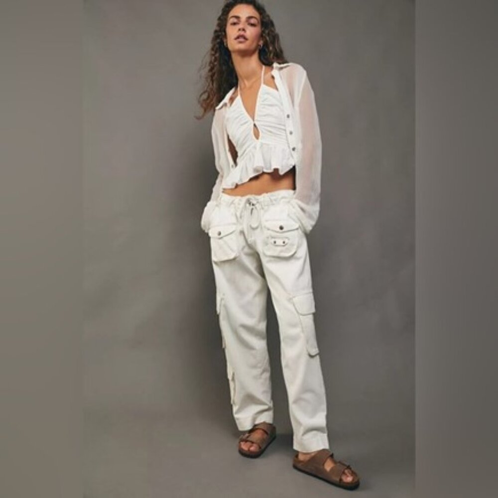 FREE PEOPLE TAHITI CARGO PANT NEW